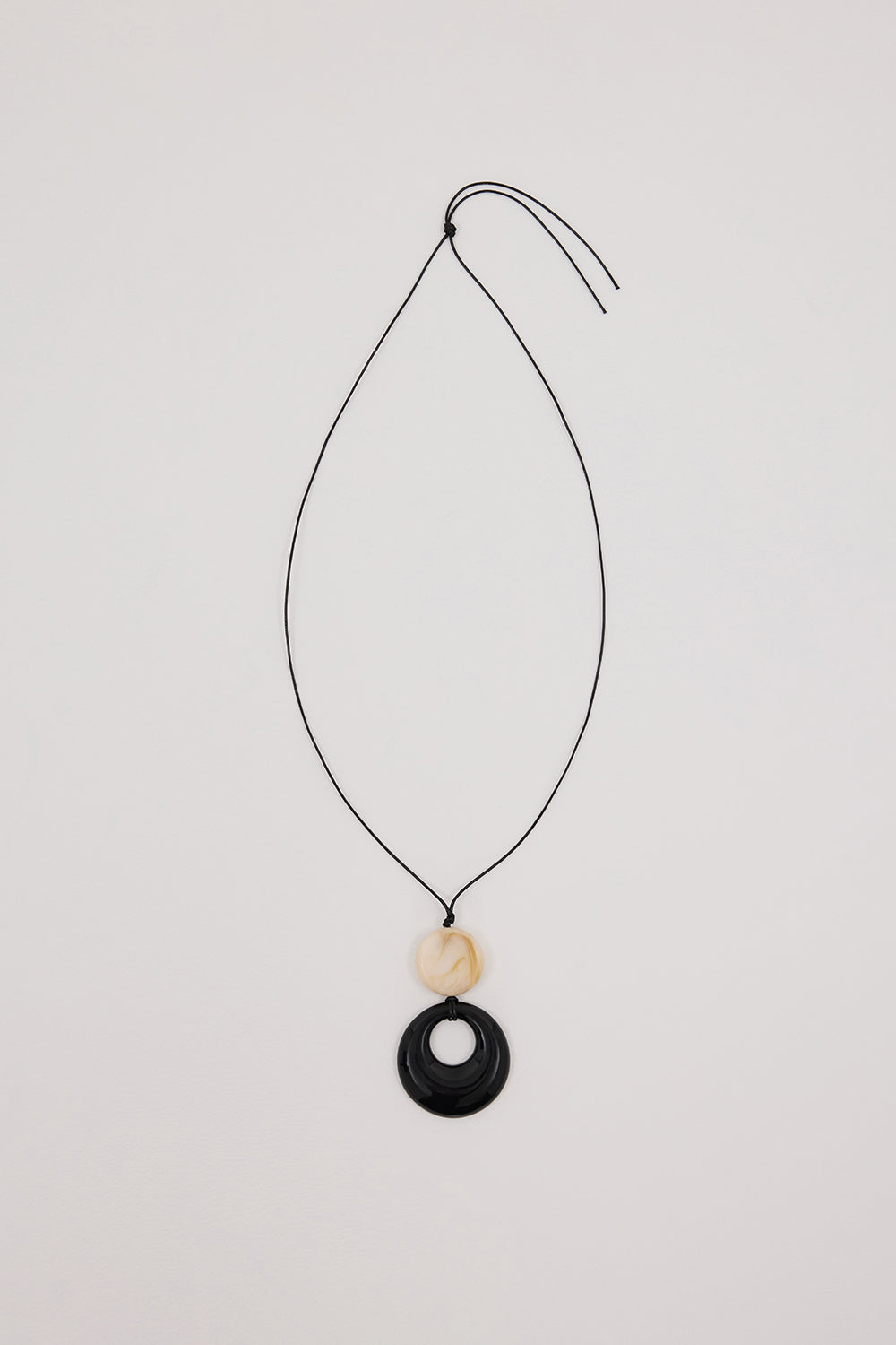 ANNA ROSSI ALBA BLACK NECKLACE