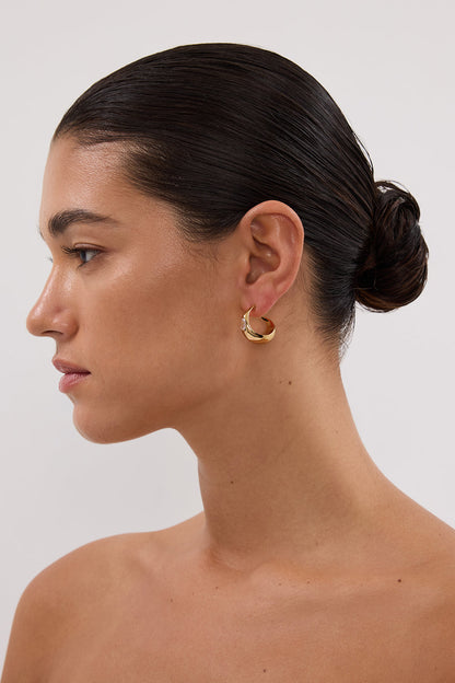 AMBER SCEATS ANSEL EARRING GOLD