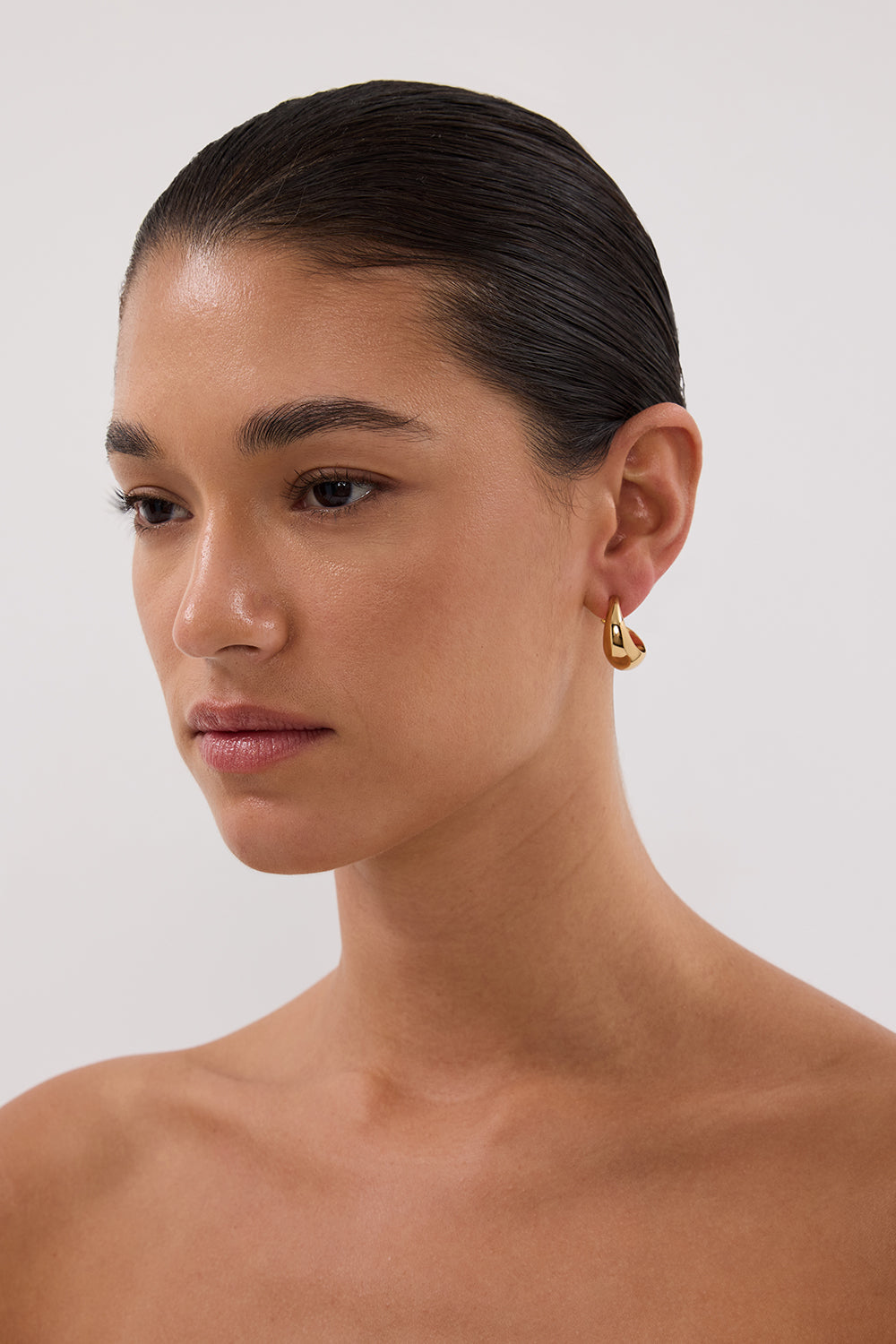 AMBER SCEATS ZANE EARRING GOLD