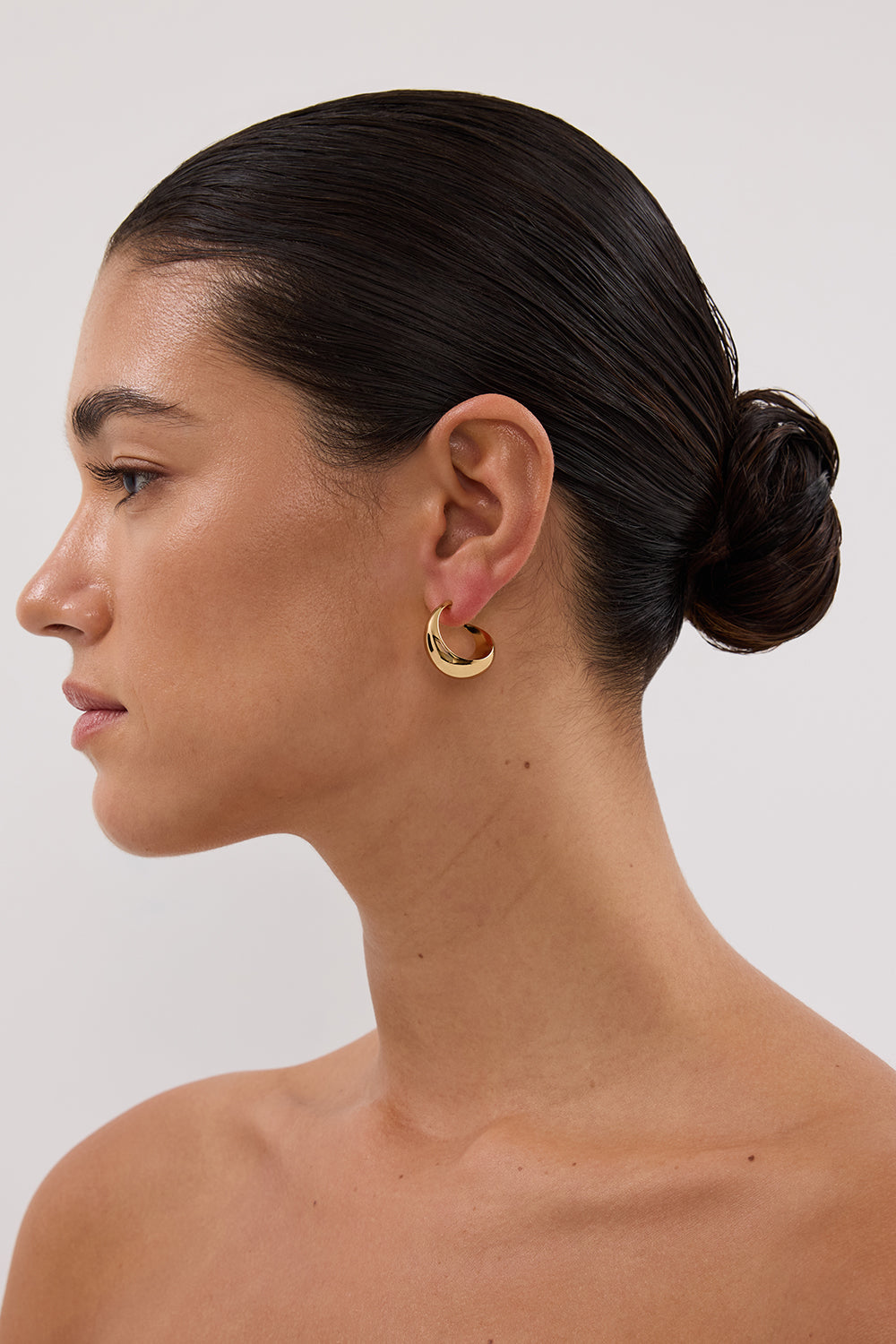 AMBER SCEATS ZANE EARRING GOLD