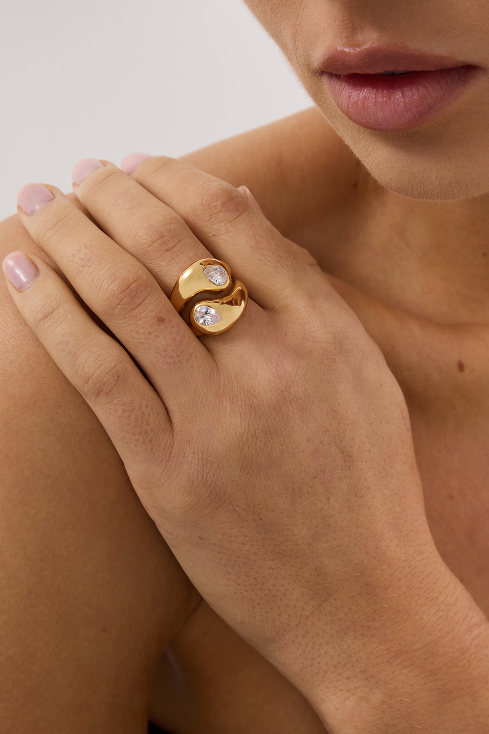 AMBER SCEATS BLOSSOM RING