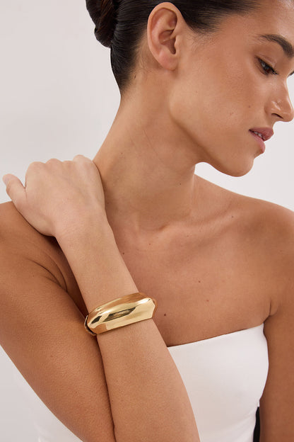 NOAH THE LABEL GOLD BIG BULB BANGLE