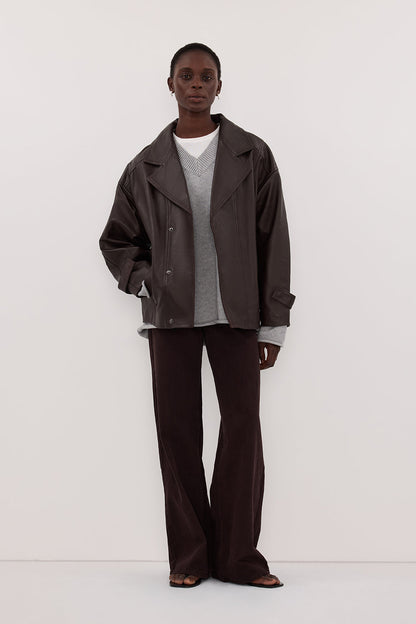 REAGAN 2.0 BURNT CHOC SLOUCHY JEAN