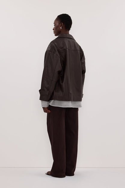 REAGAN 2.0 BURNT CHOC SLOUCHY JEAN