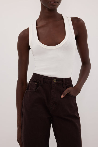 REAGAN 2.0 BURNT CHOC SLOUCHY JEAN