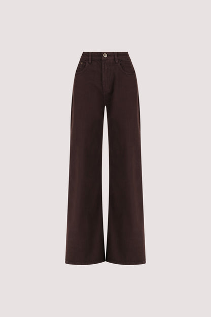 REAGAN 2.0 BURNT CHOC SLOUCHY JEAN