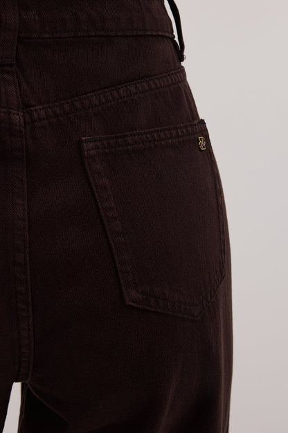 REAGAN 2.0 BURNT CHOC TALL SLOUCHY JEAN