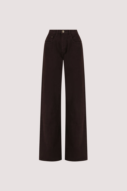 REAGAN 2.0 BURNT CHOC TALL SLOUCHY JEAN
