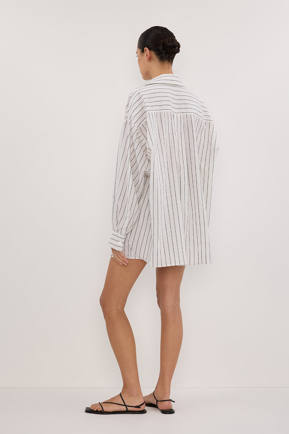 OLLIE WHITE STRIPE SHIRT