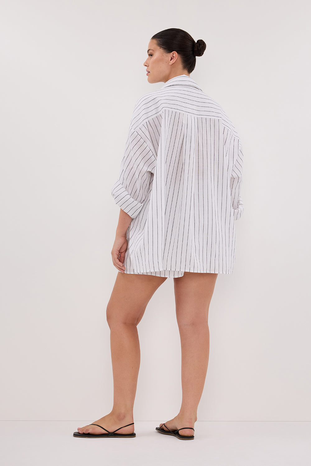OLLIE WHITE STRIPE SHIRT