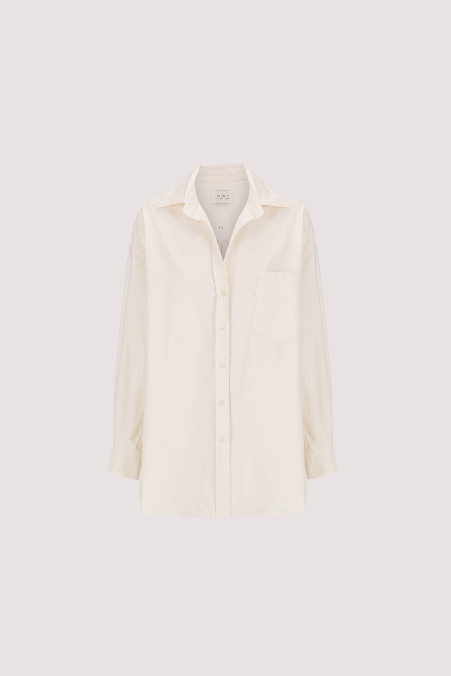 RHEA 2.0 CREAM OVERSIZED COTTON SHIRT