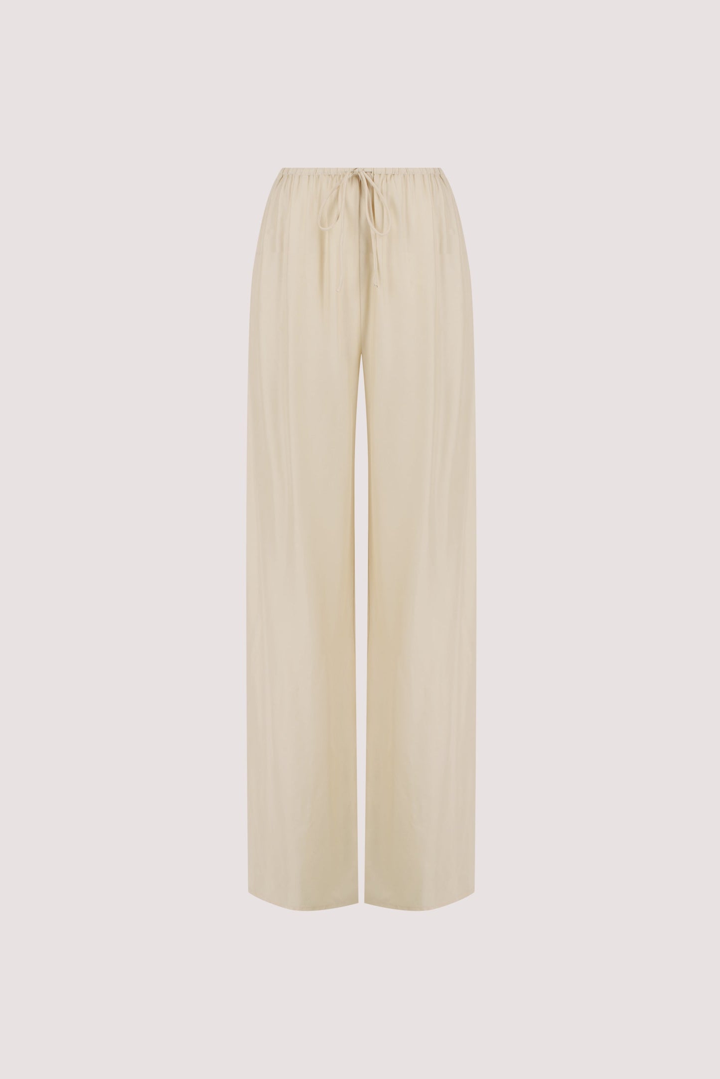 ADDIE STRAW CUPRO DRAWSTRING PANT