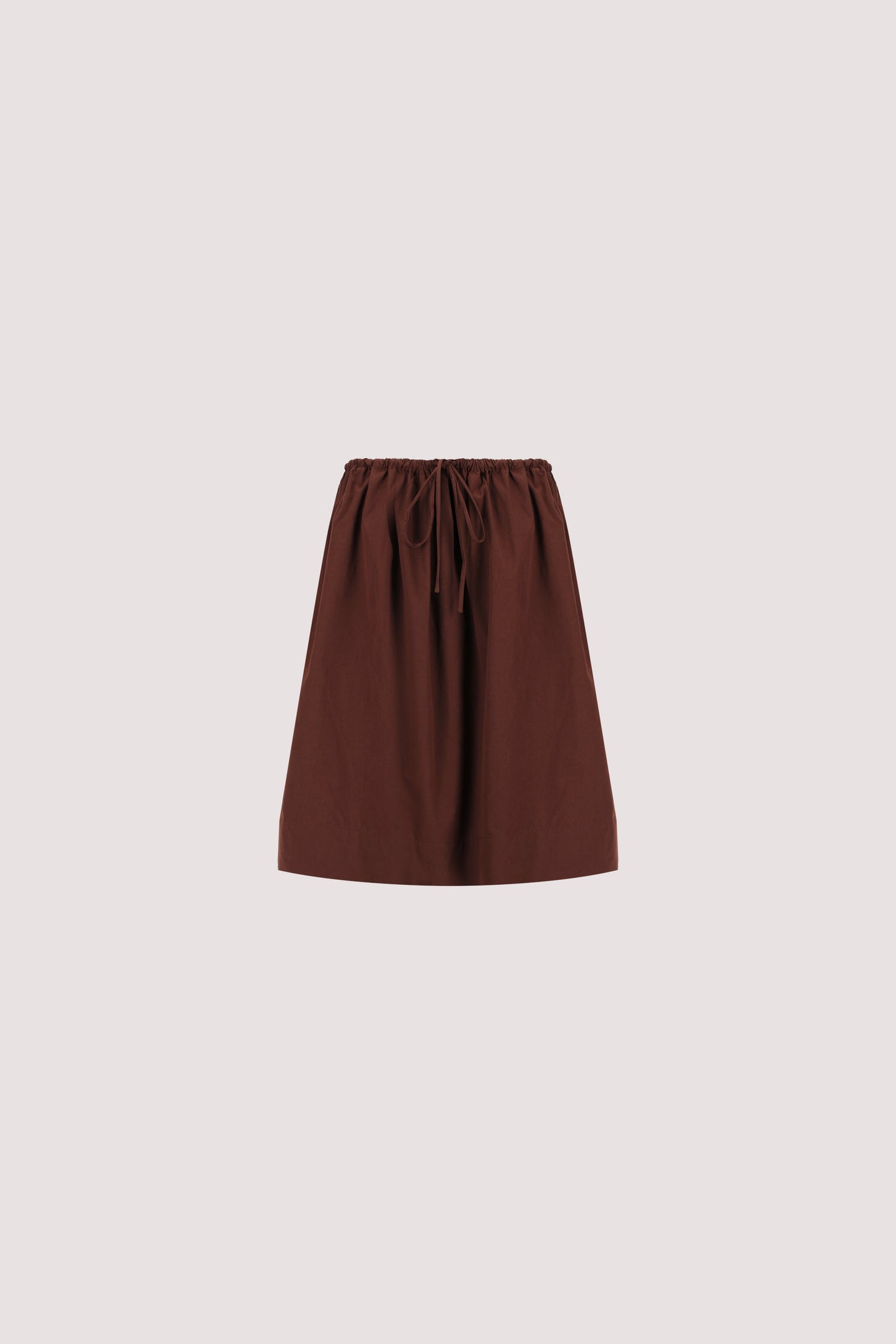 SOMMER CINNAMON STRAPLESS POPLIN TOP