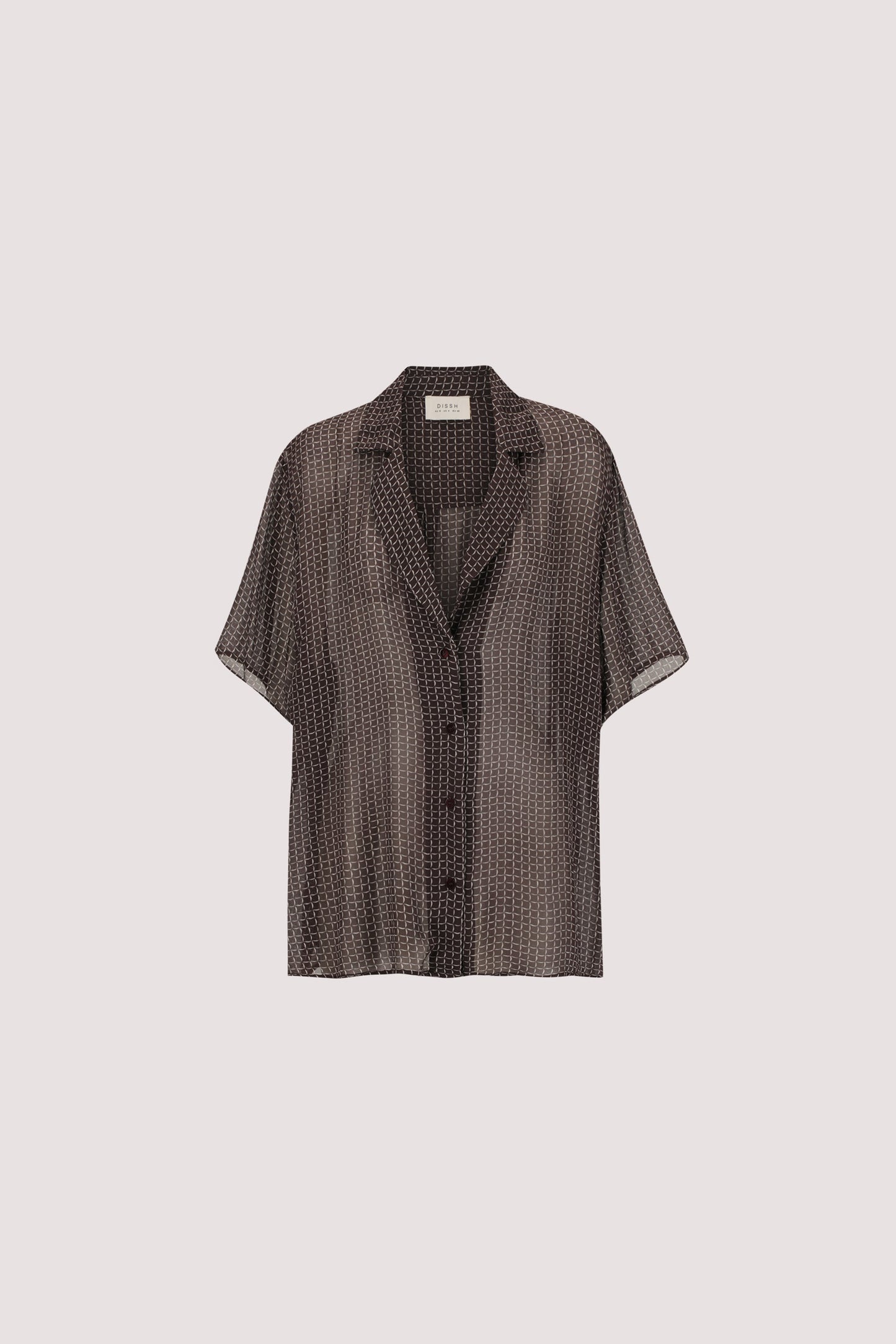 TIA CHOC MICRO CHECK SHIRT