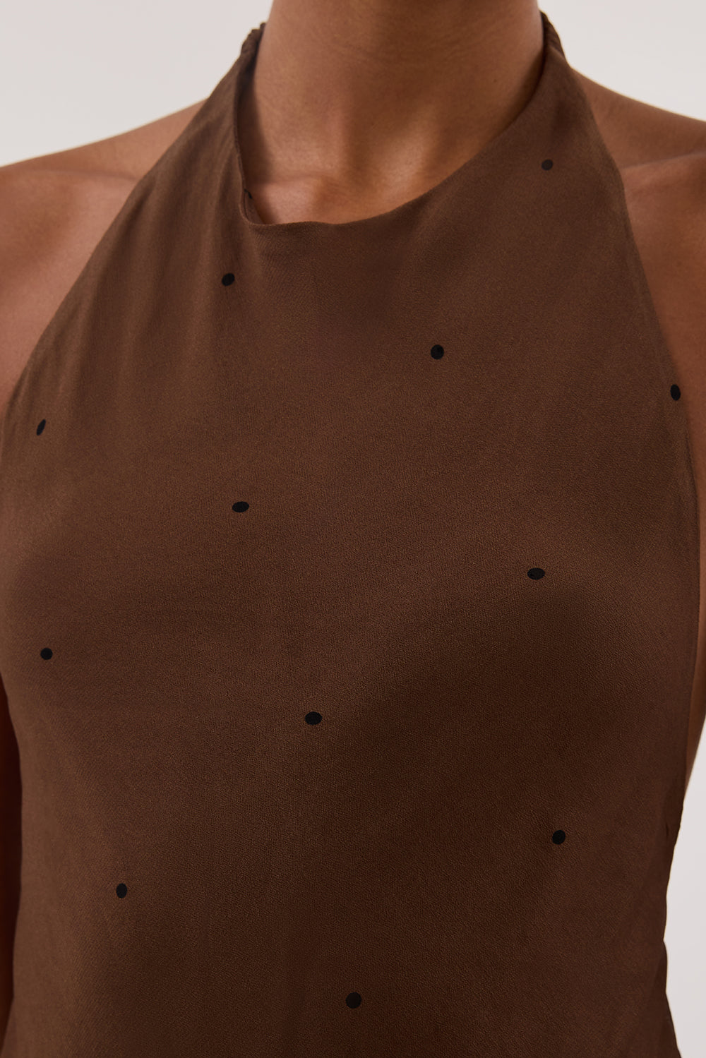 MELROSE FONDANT HALTER TOP