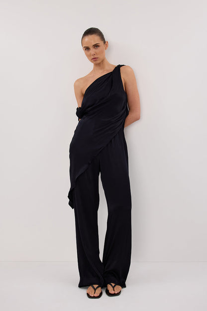 EVE INK ASYM SATIN TOP