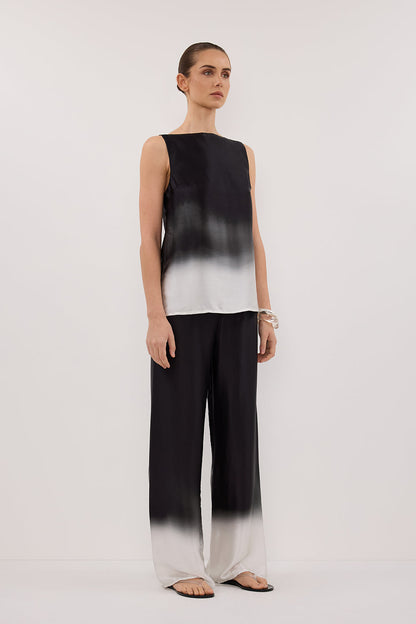 HUXLEY OMBRE SILK TOP