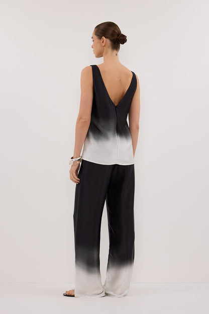 HUXLEY OMBRE SILK TOP