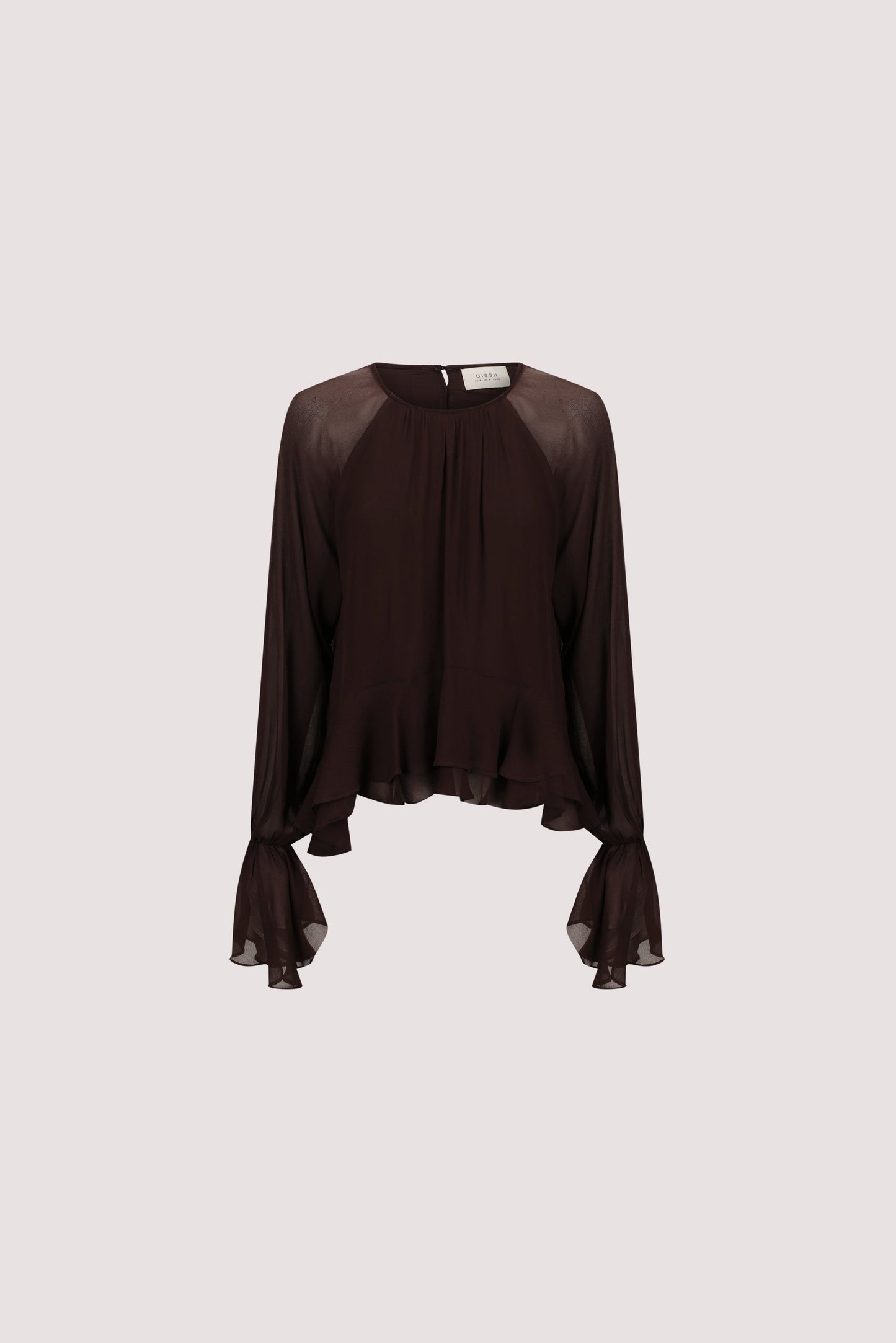 BODHI DARK CHOC LONG SLEEVE TOP
