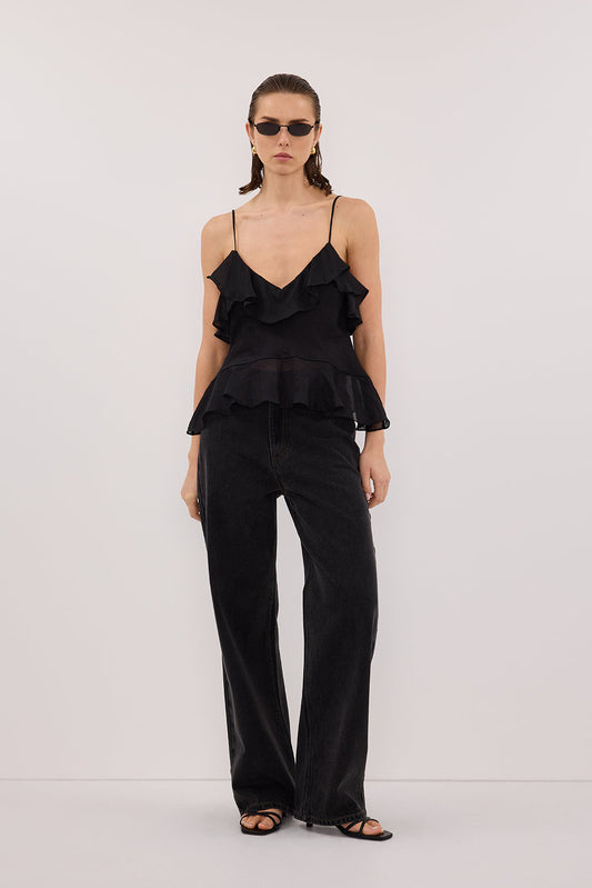 SARA BLACK RAMIE CAMI TOP