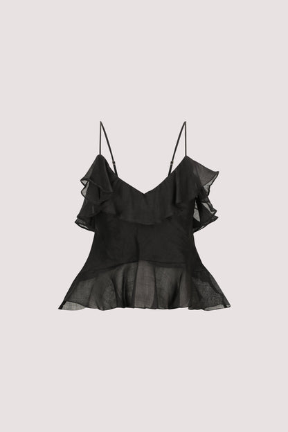SARA BLACK RAMIE CAMI TOP