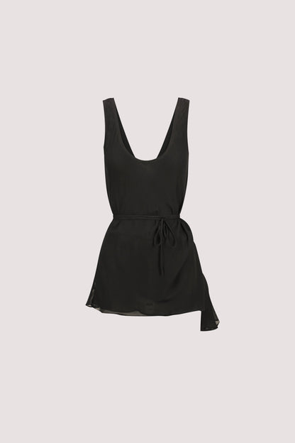 RUDI BLACK SLEEVELESS CAMI TOP