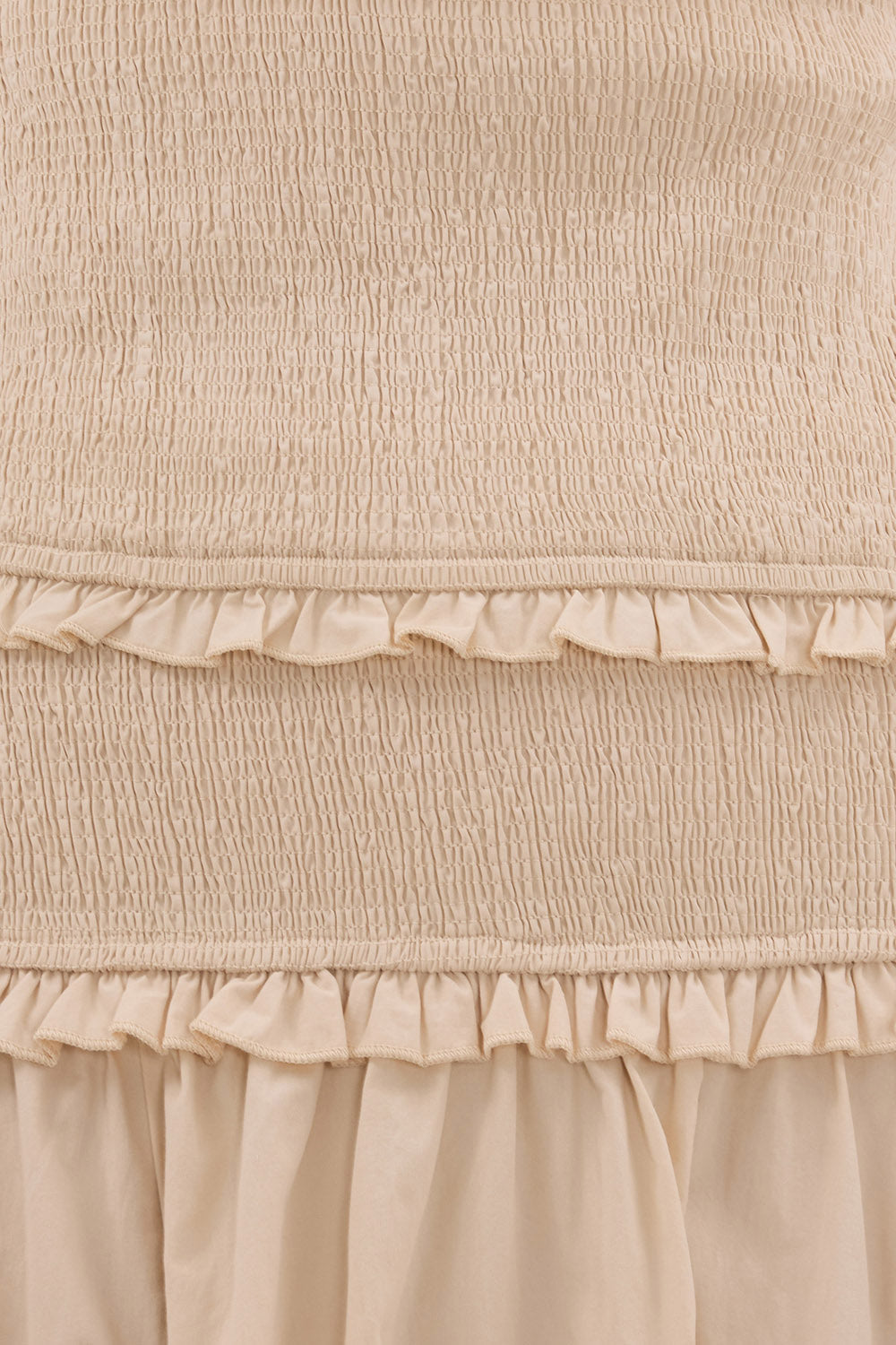 EDIE STONE STRAPLESS COTTON TOP