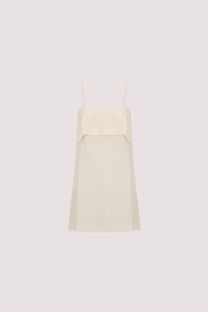 IDA SANDSTONE SLEEVELESS FOLDOVER CAMI TOP