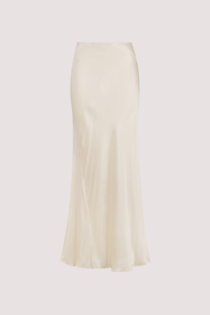 CHARLI CREAM SATIN MAXI SKIRT