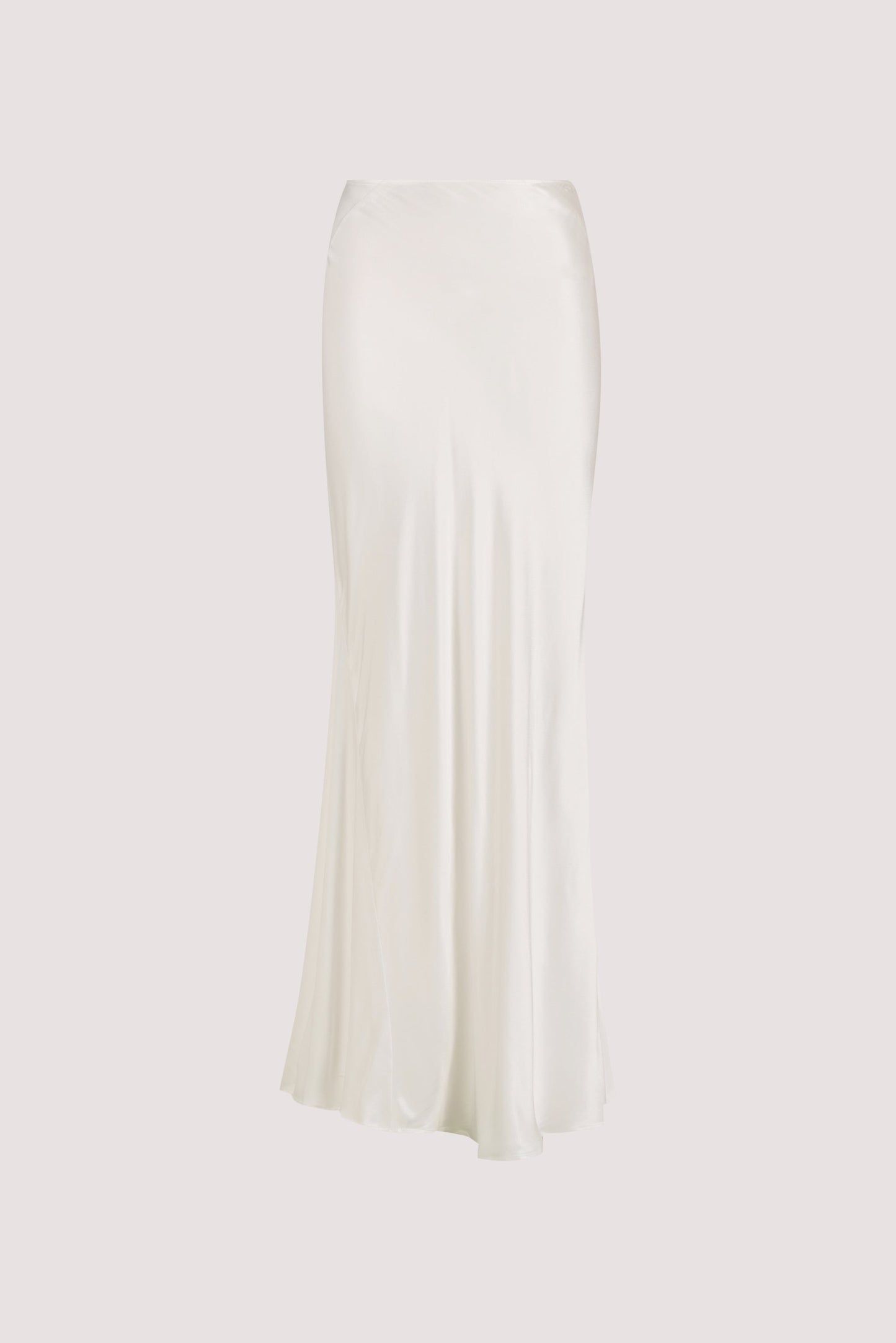 CHARLI WHITE SATIN MAXI SKIRT