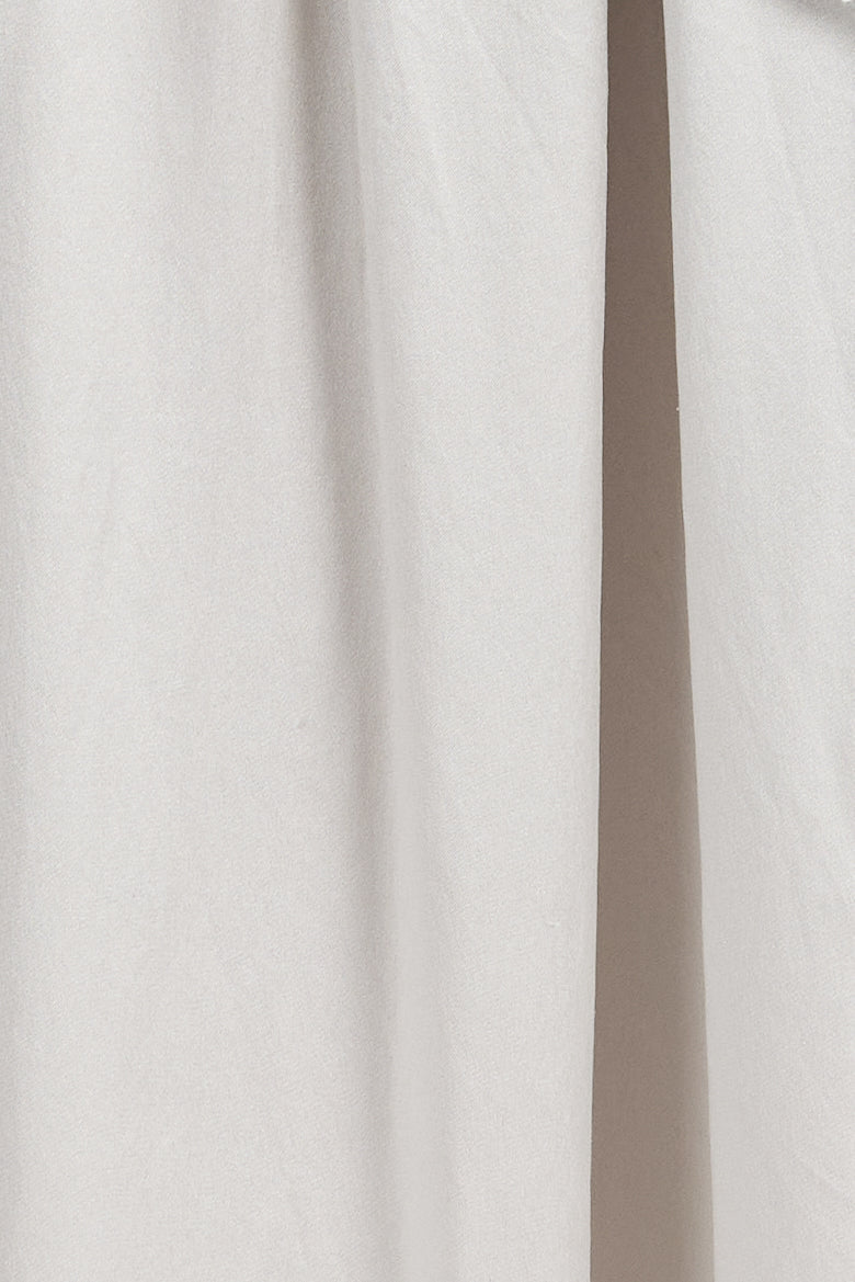 COLLINS CHALK SILK SKIRT