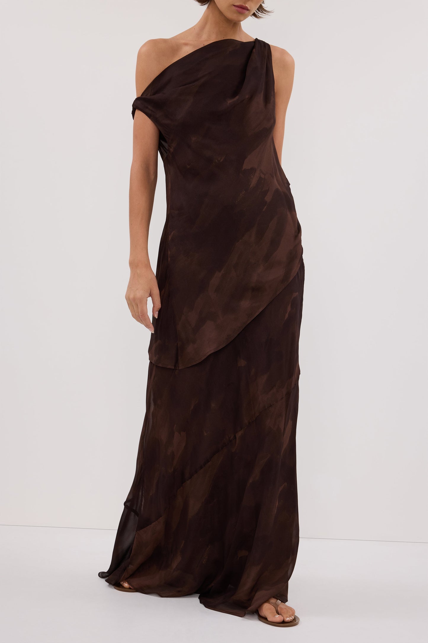 WILLOW CHOC PRINT MIDI SKIRT