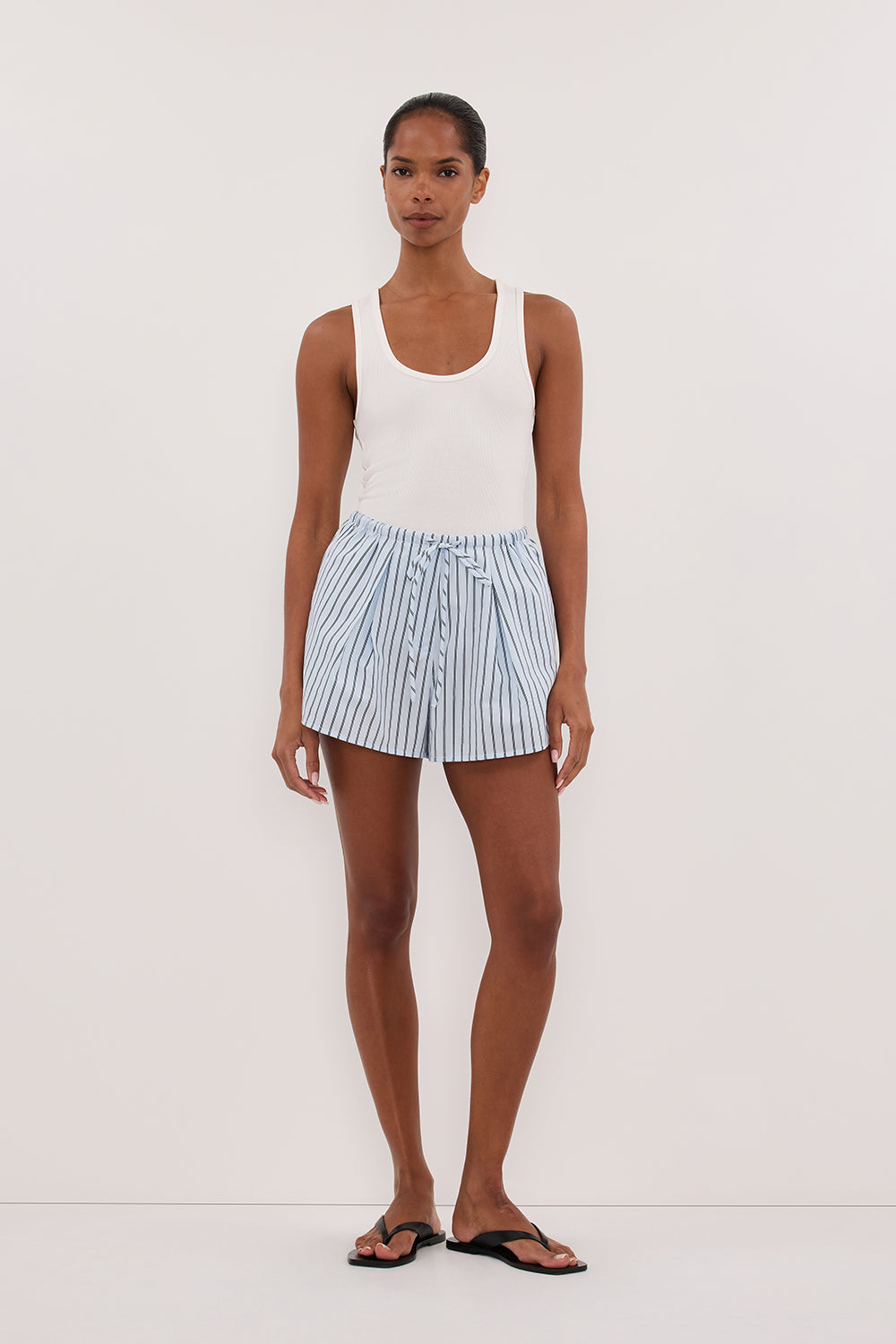 SABLE ICE BLUE SILK BLEND SHORT