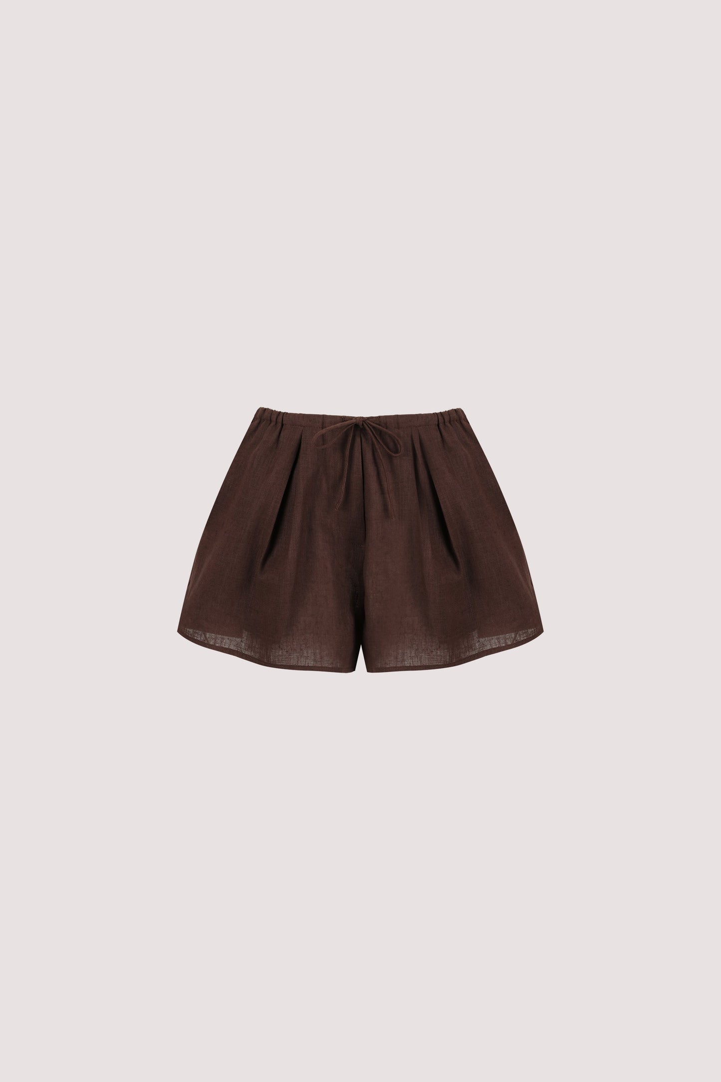 HELENA COCOA LINEN SHORT