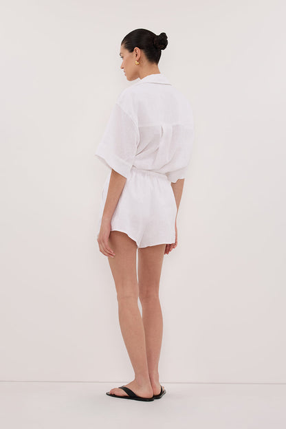 HELENA WHITE LINEN SHORT