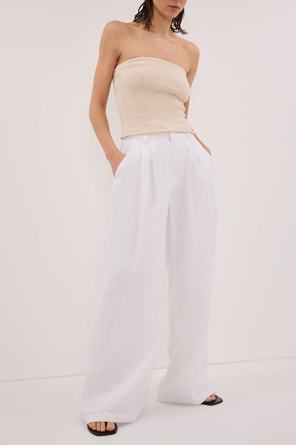 HOLDEN WHITE LINEN PANT