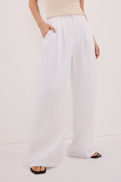 HOLDEN WHITE LINEN PANT