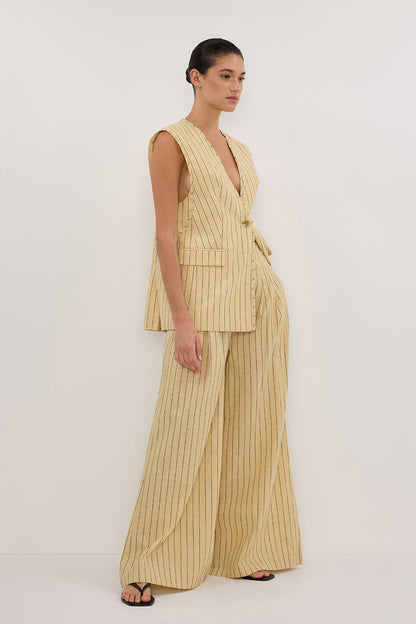 OLLIE DUNE STRIPE WIDE LEG PANT