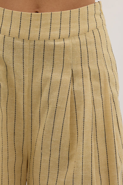 OLLIE DUNE STRIPE WIDE LEG PANT