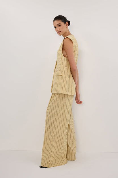 OLLIE DUNE STRIPE WIDE LEG PANT