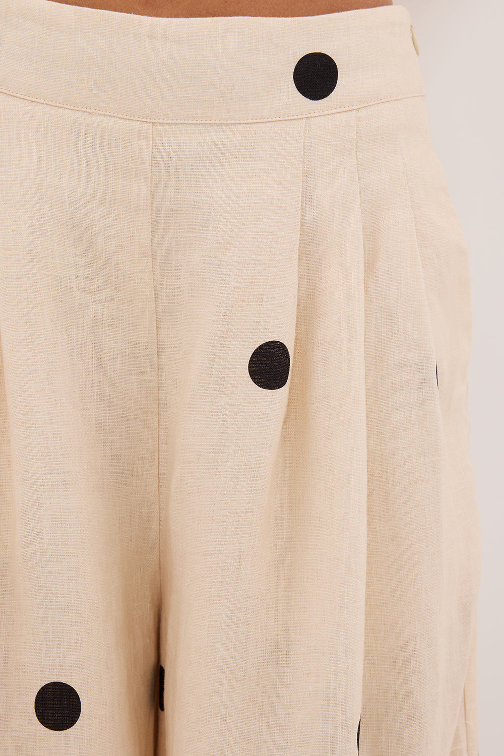 BEVERLY CREAM SPOT PANT