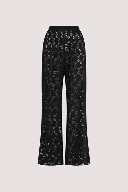 LOULA BLACK LACE PANT