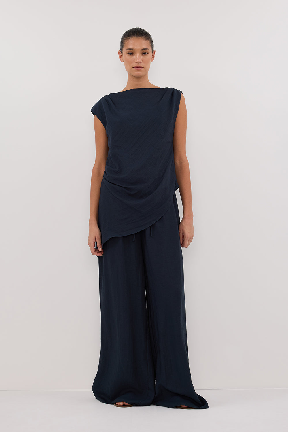 SHYLA SLATE WIDE LEG PANT