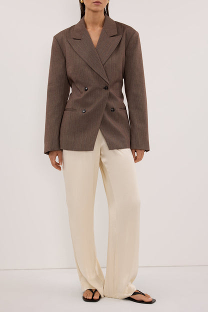 MONICA CREAM SATIN PANT