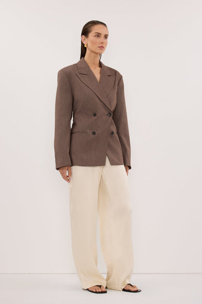 MONICA CREAM SATIN PANT