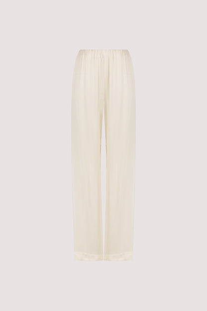 MONICA CREAM SATIN PANT