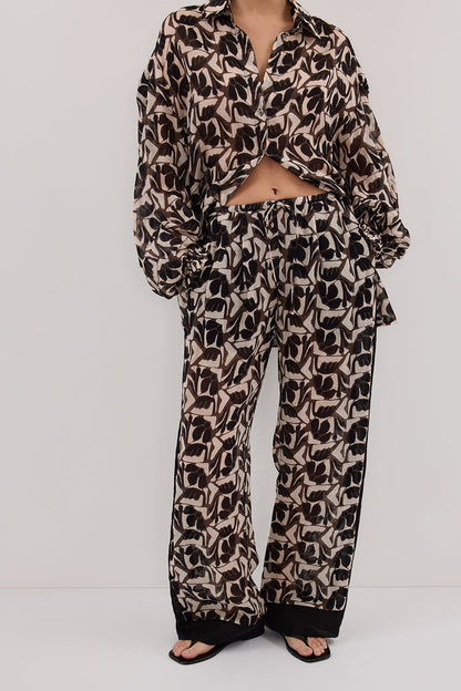 MAUI BITTER CHOC RAMIE PANT