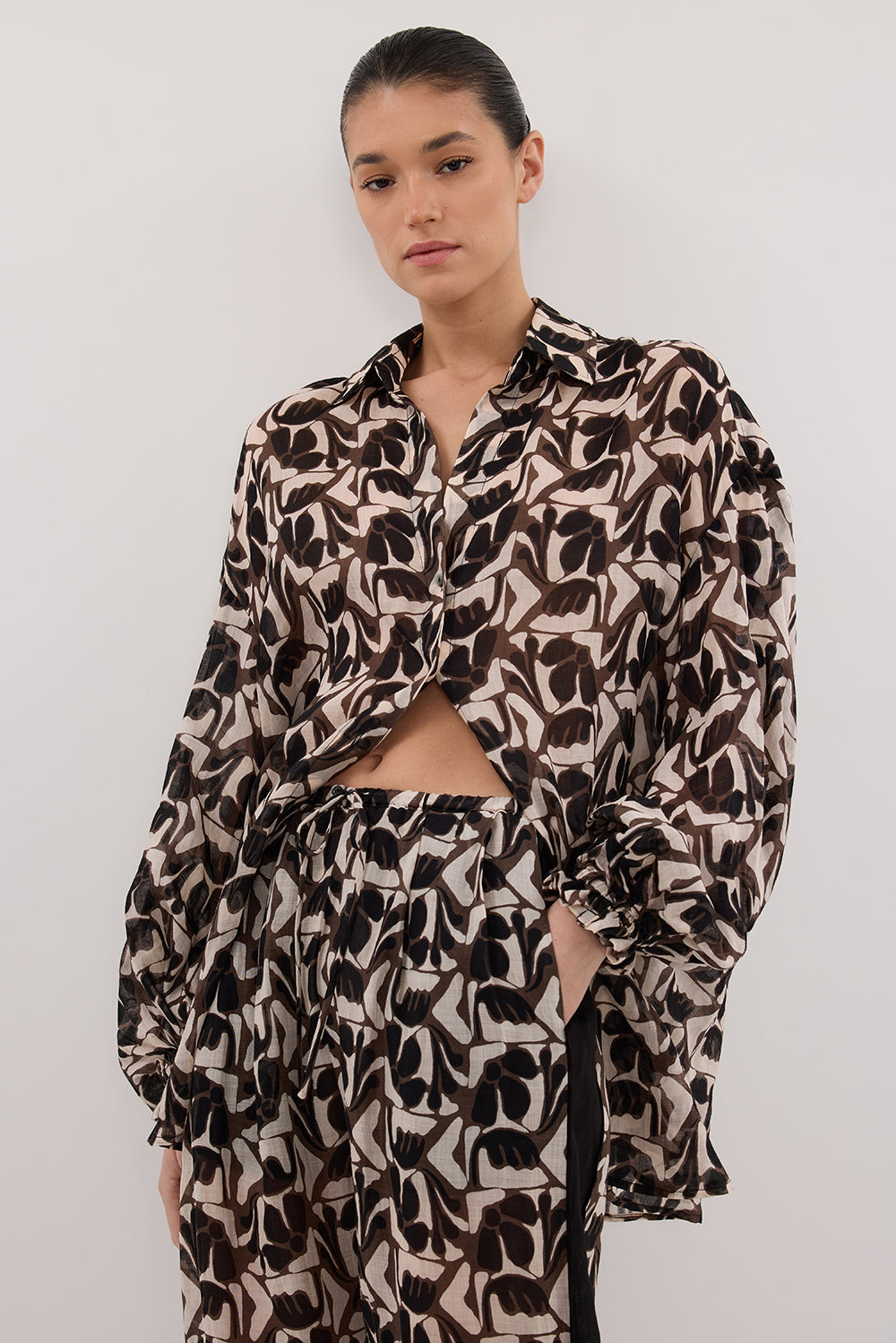 MAUI BITTER CHOC RAMIE PANT