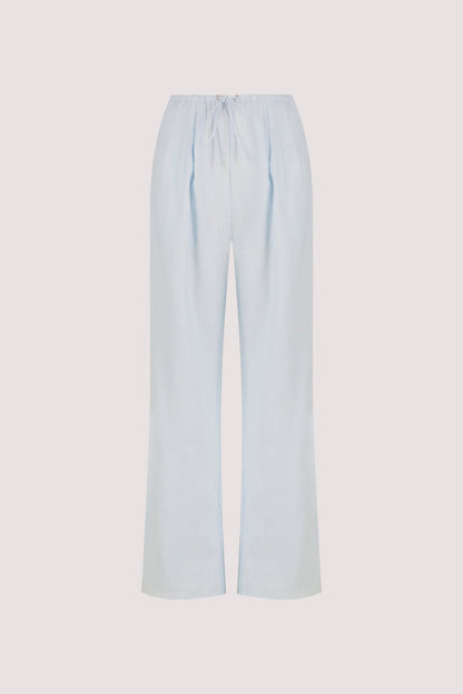 ELLIS ICE BLUE LINEN PANT