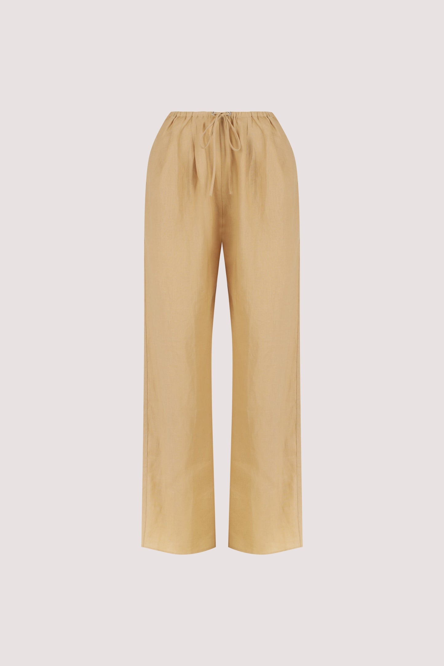 LUNE TAN LINEN PANT